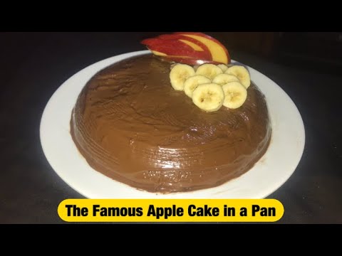 The Famous Apple Cake in a pan | No Oven | No Beater | No Cake mould