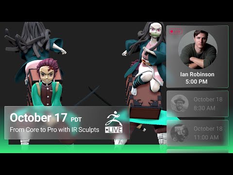 From Core to Pro with IR Sculpts - Ian Robinson - ZBrush 2021.7