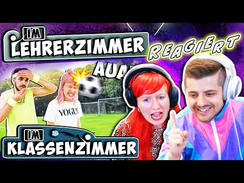 LUCY & TORBEN REAGIEREN AUF: Lisa und Paul trainieren für Fußball Turnier im Klassenzimmer! #19