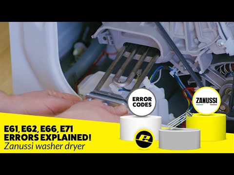 Fehlercodes E61, E62, E66, E71 bei einem Zanussi Waschtrockner – So beheben Sie sie