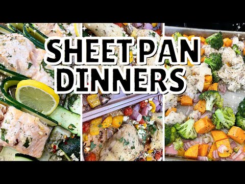Sheet Pan Dinners That are Healthy | Delicious Sheet Pan Meals