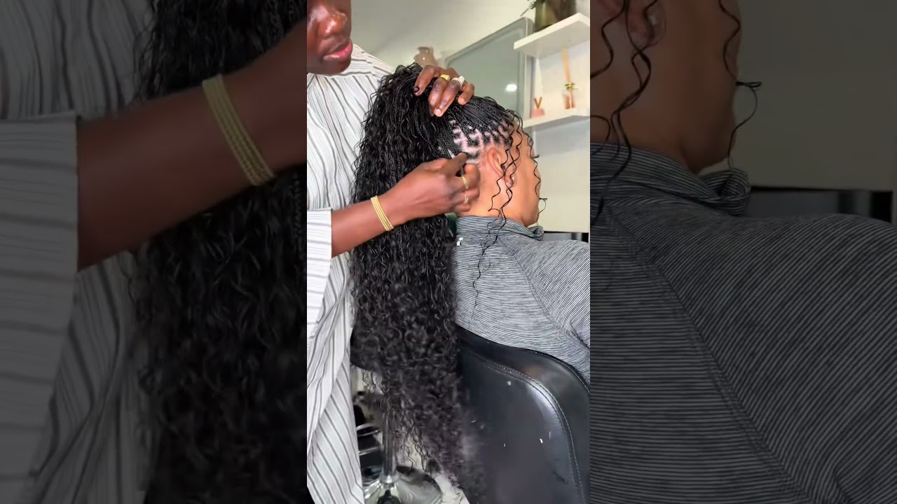 ✨ Micro Braids with Wet & Wavy Hair | Classic Style Before Boho Braids ✨