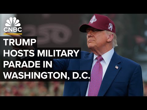 President Trump hosts military parade celebrating the Army’s 250th anniversary — 6/14/2025