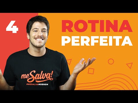 A IMPORTÂNCIA da ROTINA de estudos | Aula #04 - Curso GRATUITO | Me Salva!