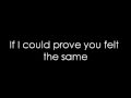 12 Stones - If I Could (lyrics) 