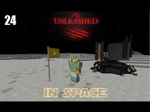 Minecraft FTB Unleashed in Space - Episode 24 - Steaming up the Laser Drill