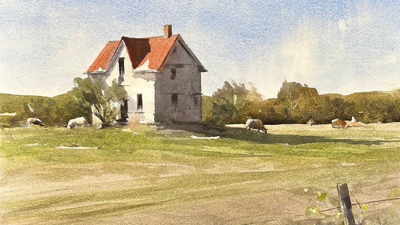 9 Minute Watercolor Tutorial for Absolute Beginners