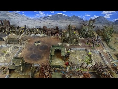 Warhammer 40K Battle Report Necrons vs Orks 1950