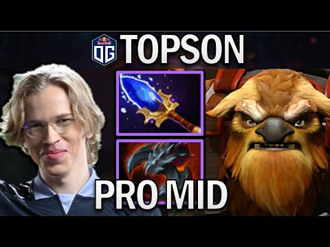 OG.TOPSON EARTHSHAKER - PRO MID - DOTA 2  7.30 GAMEPLAY