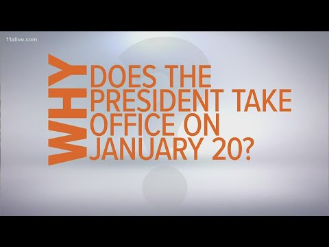 Why is Inauguration Day January 20th?