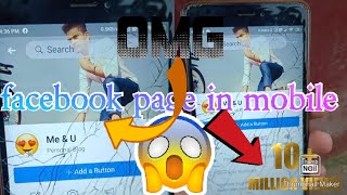#How to open facebook page in mobile phone.....