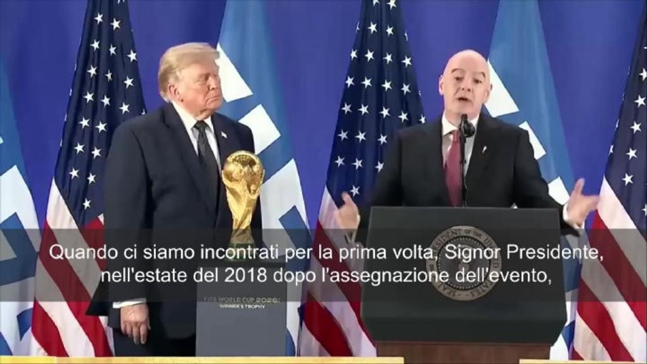 Infantino (Fifa): Grande successo dei Mondiali Usa grazie all'amministrazione Trump