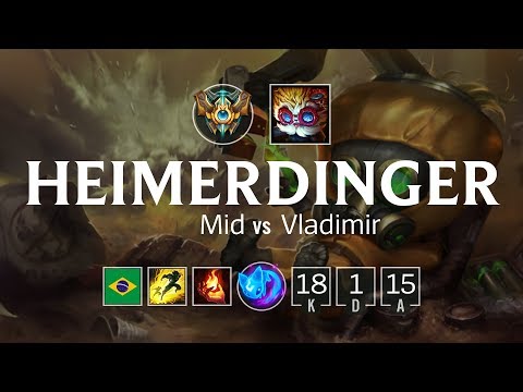 Heimerdinger Mid vs Vladimir - BR Challenger Patch 8.12