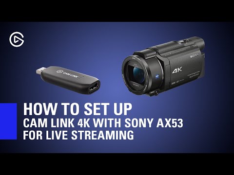 Elgato Cam Link 4K, DSL fotoaparato arba veiksmo kameros prijungimo kaip internetinė kamera adapteris video