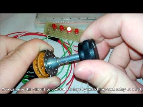 Switch selector with Leds
