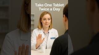 Download lagu Take One Tablet Twice a Day. : #PharmacistAdvice #EnglishLearning, dosage, tablet mp3