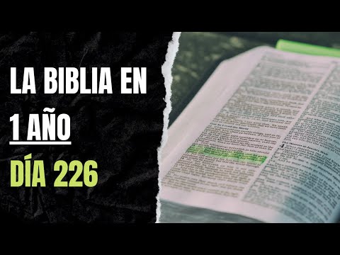 THE BIBLE IN 1 YEAR - DAY 226