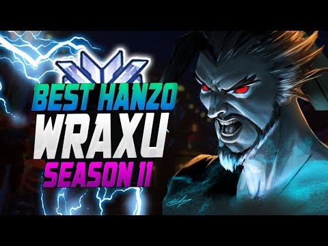 WRAXU INSANE HANZO! 59 ELIMS! [ OVERWATCH SEASON 11 TOP 500 ]