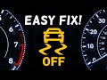 How To Fix Reset Electronic Stability Control ESC Warning Light Stays On Or Flashing