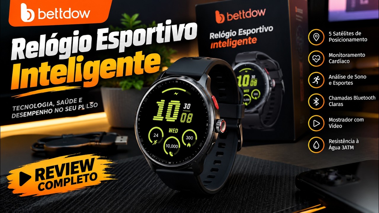 Miniatura da avaliação em vídeo de Smartwatch BETTDOW Criança SmartWatch 1.83 IP68 Azul