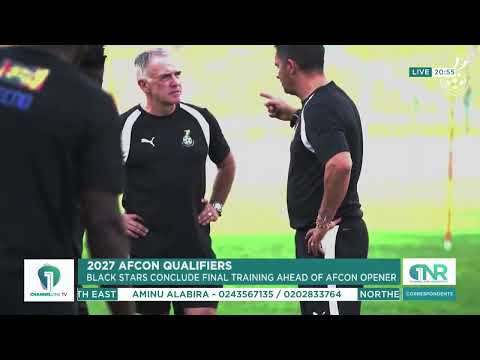 Black Stars Complete Final Training Ahead of Côte d’Ivoire AFCON Qualifier