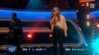 Siri Vølstad Jensen synger "Hot N Cold" IDOL norge 2013
