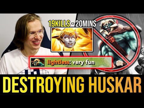 Topson 100% Destroy Mid HUSKAR using New Hero DAWNBREAKER DOTA 2