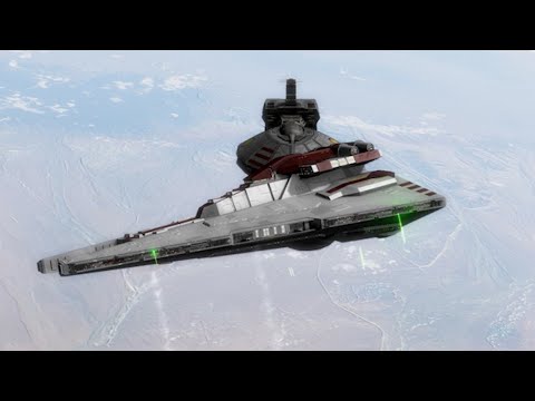 Galactic Republic vs Rebel Alliance - Star Wars: Empire At War Remake Clone Wars Submod NPC Battle