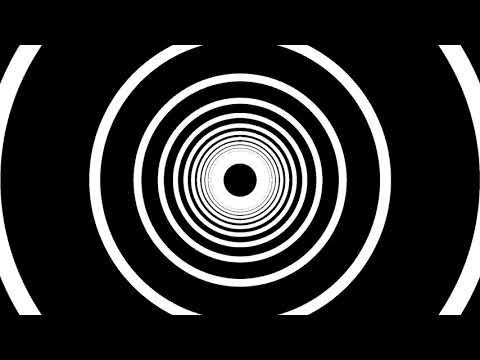 Club Visuals 1229 - Black & White Circles VJ Loop
