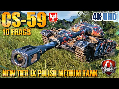WoT CS-59 Gameplay 4k ♦ New Tier IX Medium Tank Review (2020)