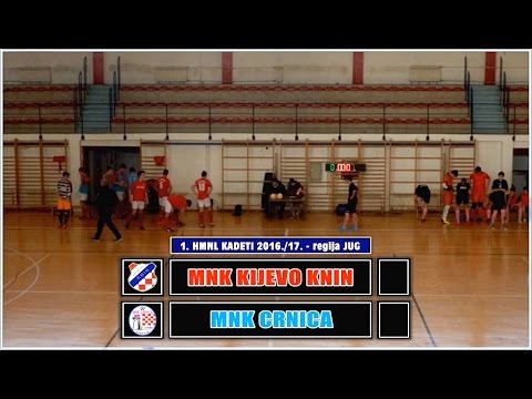1. HMNL-KADETI: KIJEVO KNIN - CRNICA, 28.01.2017.