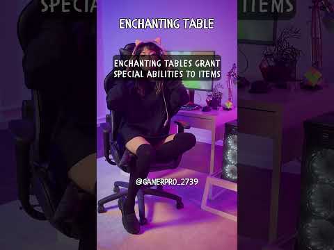 Enchanting Table: Unleashing Enchantments and Magical Abilities in #Minecraft #shorts