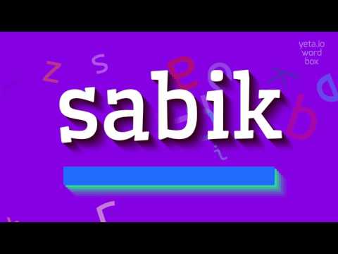 How to say "sabik"! (High Quality Voices)