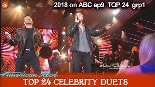 Brandon Diaz and Luis Fonsi Duet “Despasito”  A SURPRISE Top 24 Celebrity Duets American Idol 2018