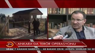 Adalet Bakanı Bekir Bozdağ Ankara terör saldırısı hakkında 24'e konuştu
