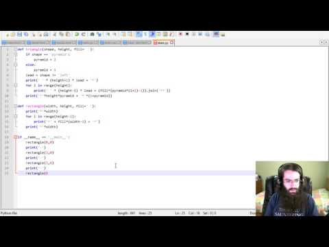 Lets Code Python Star Patterns With Squares