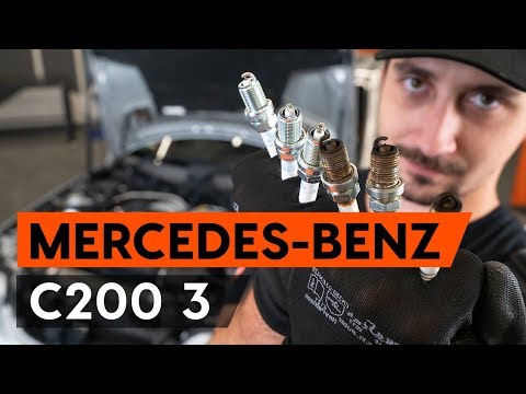 How to change spark plug on MERCEDES-BENZ С W203 [TUTORIAL AUTODOC]