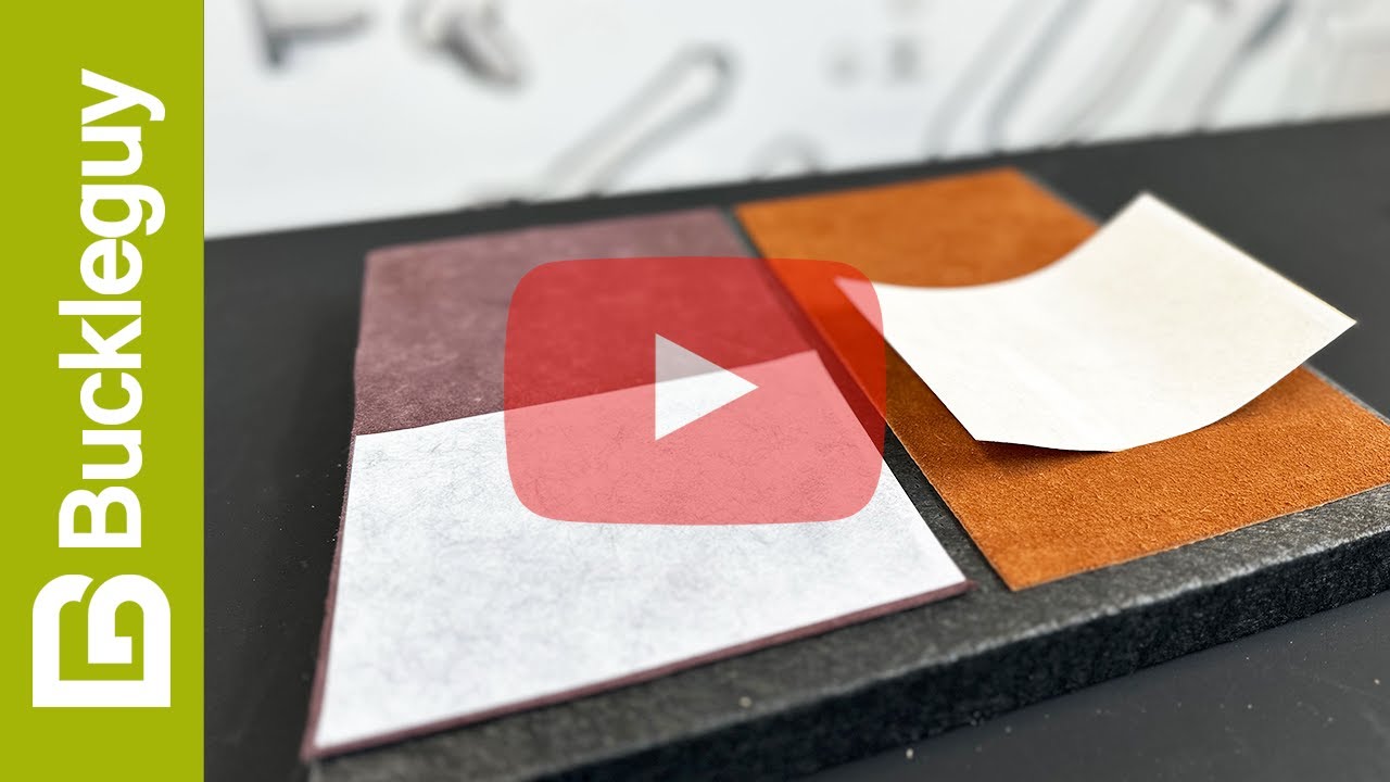 Why use a reinforcement backer for your leather craft projects?