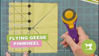 Girlfriend Learn: Flying Geese Pinwheel (Make 2 at a Time the Easy Way) ✂️🧵
