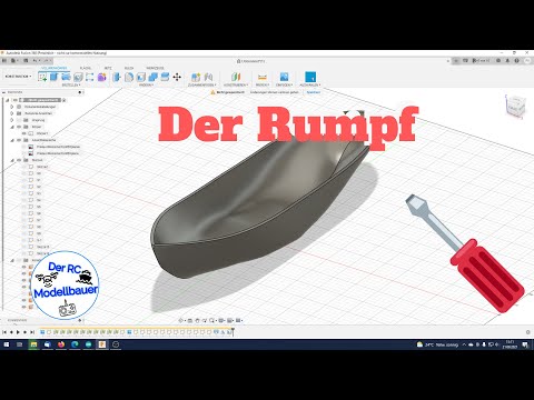 Fusion360 Schiffsrumpf Boot erstellen 👨‍🏭