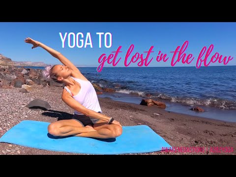 Yoga to Get Lost In The Flow (15 min Hatha Flow) Gentle Seated Yoga for Beginners