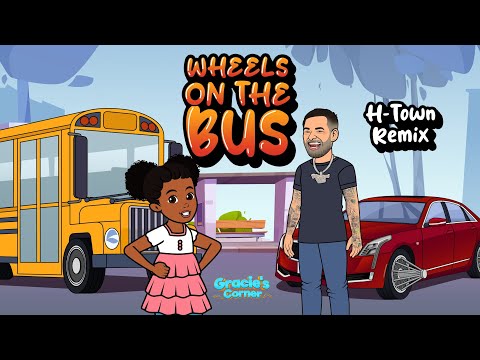 Wheels on the Bus – H-Town Remix Ft. Paul Wall | Gracie’s Corner | Nursery Rhymes + Kids Songs