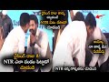 Jabardasth Rising Raju Touches NTR Feet Cyberabad Traffic Police Annual Conference Movie Buzz