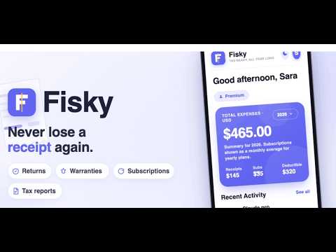 Fisky: Receipts Tracker video thumbnail
