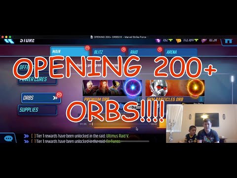 OPENING 200+ ORBS!!! $300 WORTH!!! - Marvel Strike Force