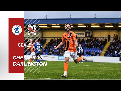 Goals: Chester v Darlington