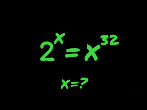 Germany | Can You Solve? A Wonderful Exponential Algebra Problem.