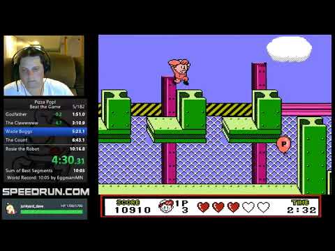 [NES] Pizza Pop! Former World Record 9:48