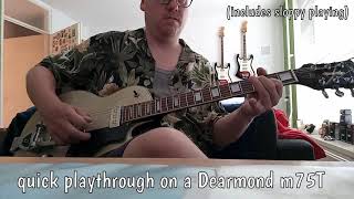 Video thumbnail for Dearmond M-75T (quick playthrough) by johnny whale