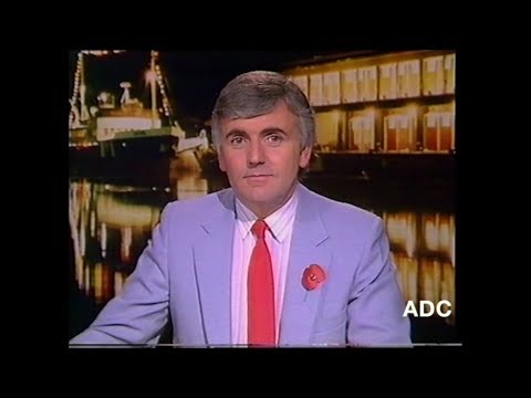 HTV West region adverts Peter Marshall in-vision 8th November 1987